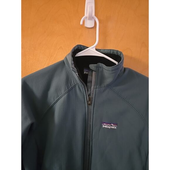 Patagonia Women’s Full Zip Soft Shell Jacket Medium Blue Zip Regulator Fleece - Picture 1 of 7